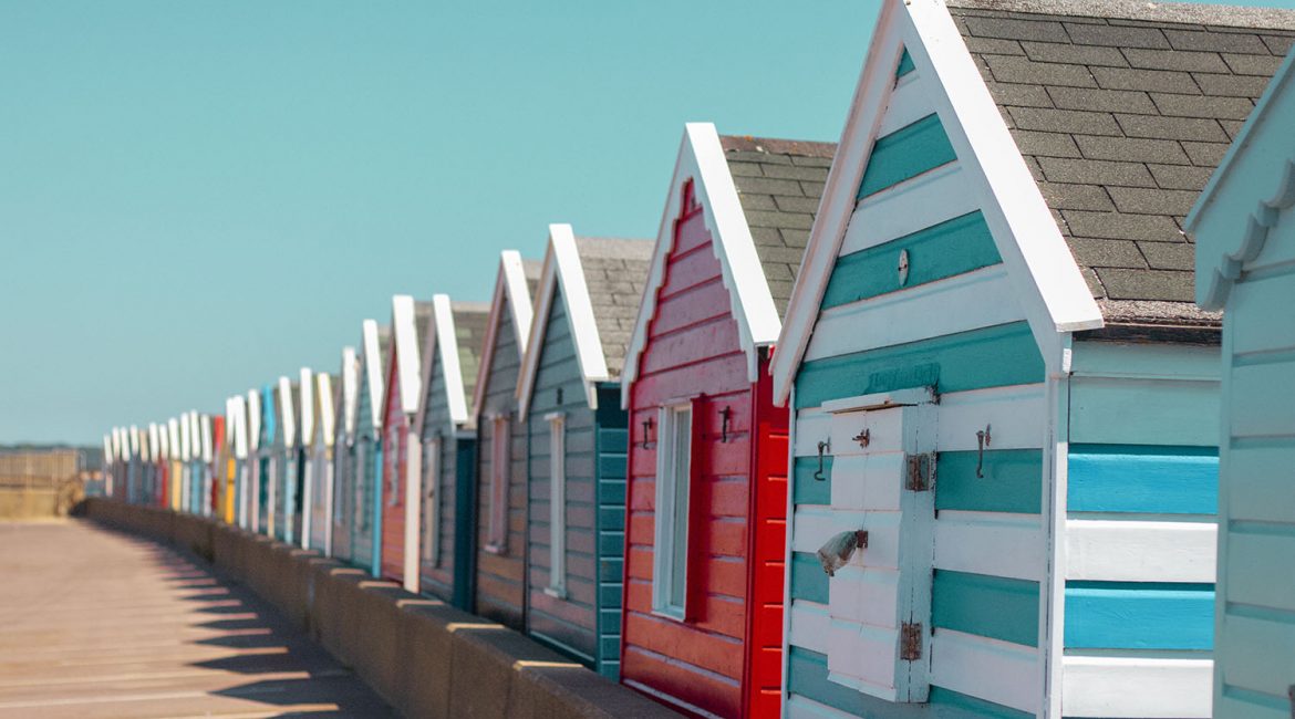 Southwold Coloured Beach Huts