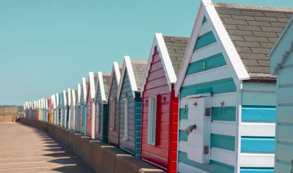 Southwold Coloured Beach Huts